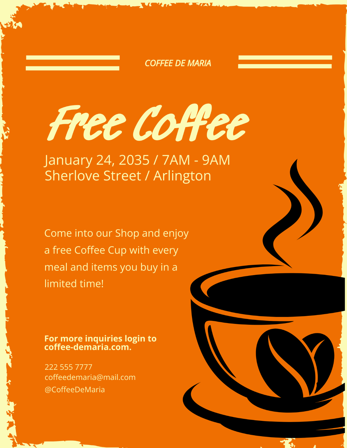 Retro CoffeeShop Flyer