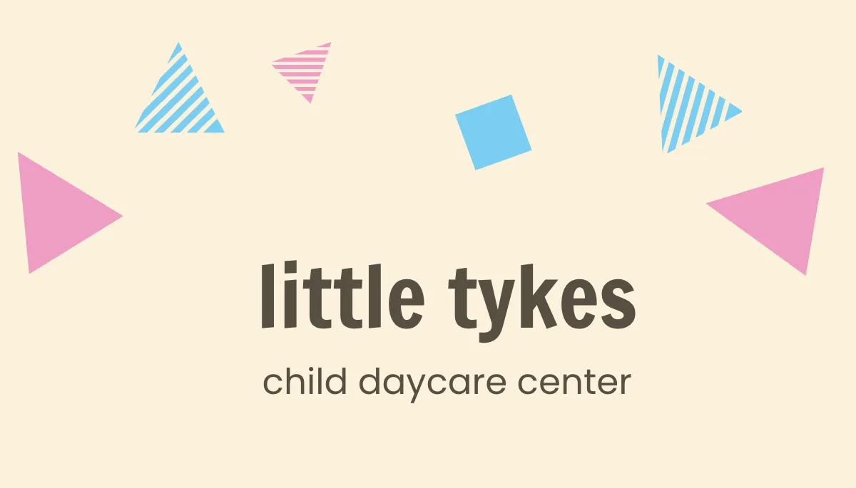 Free Day Care Business Card Template to Edit Online