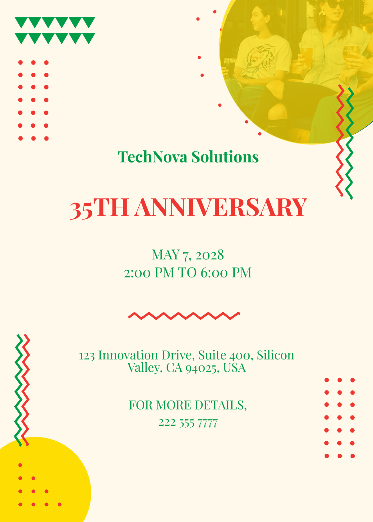 Business Anniversary Invitation