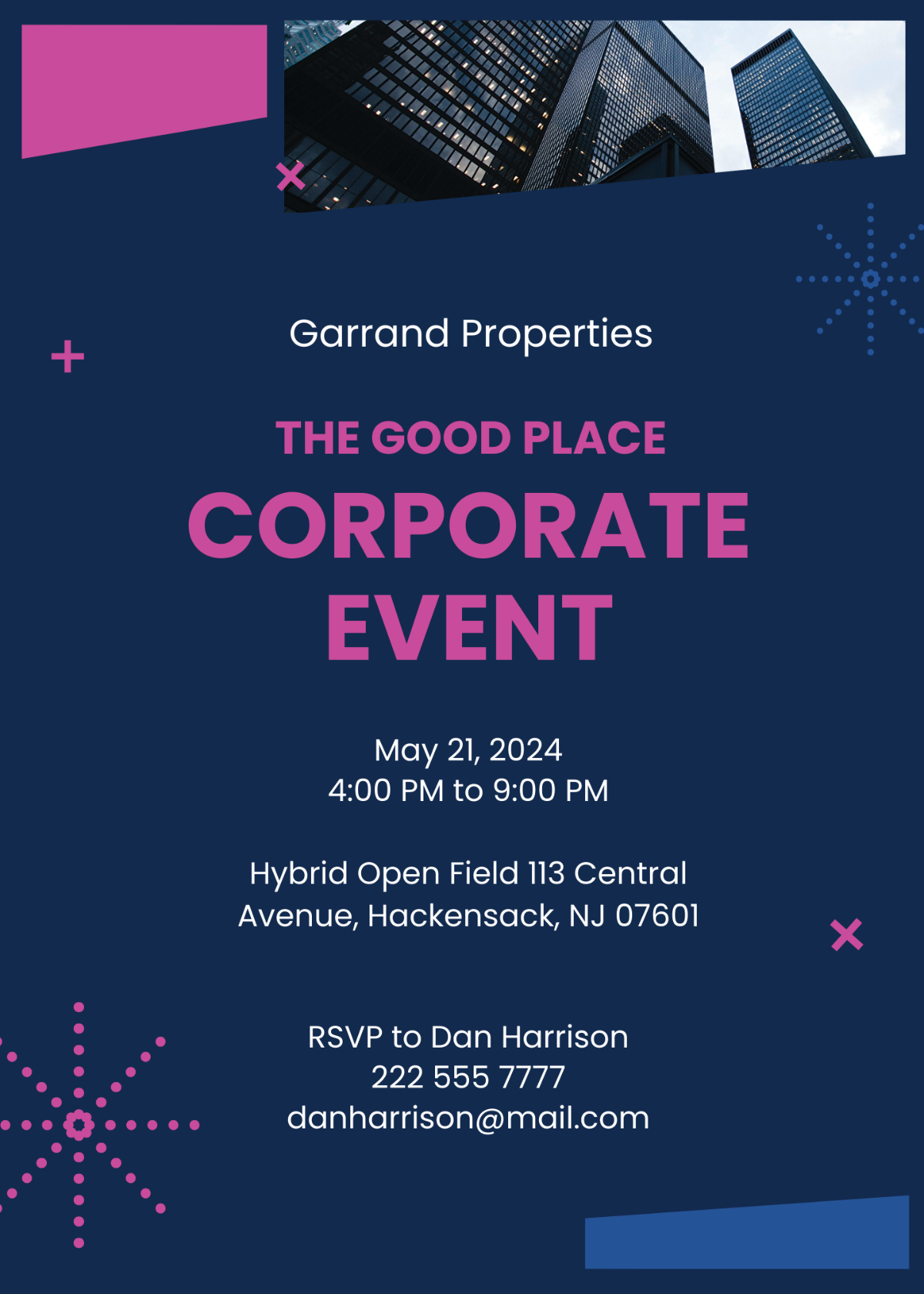 Corporate Business Event Invitation