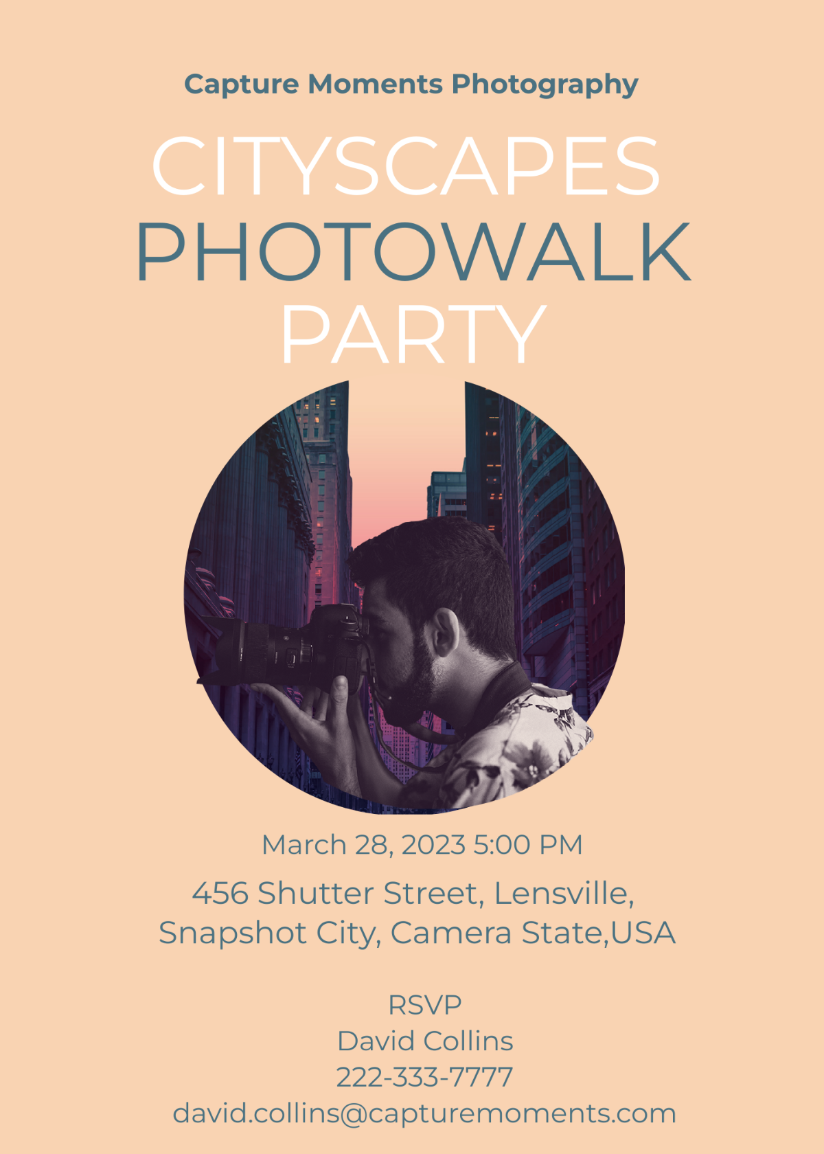 Photo Party Invitation