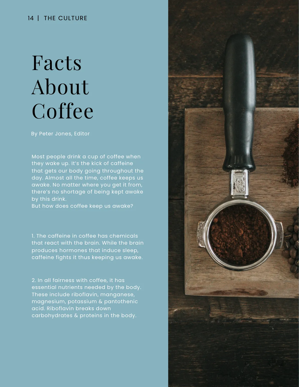 Free Culture Magazine Template to Edit Online