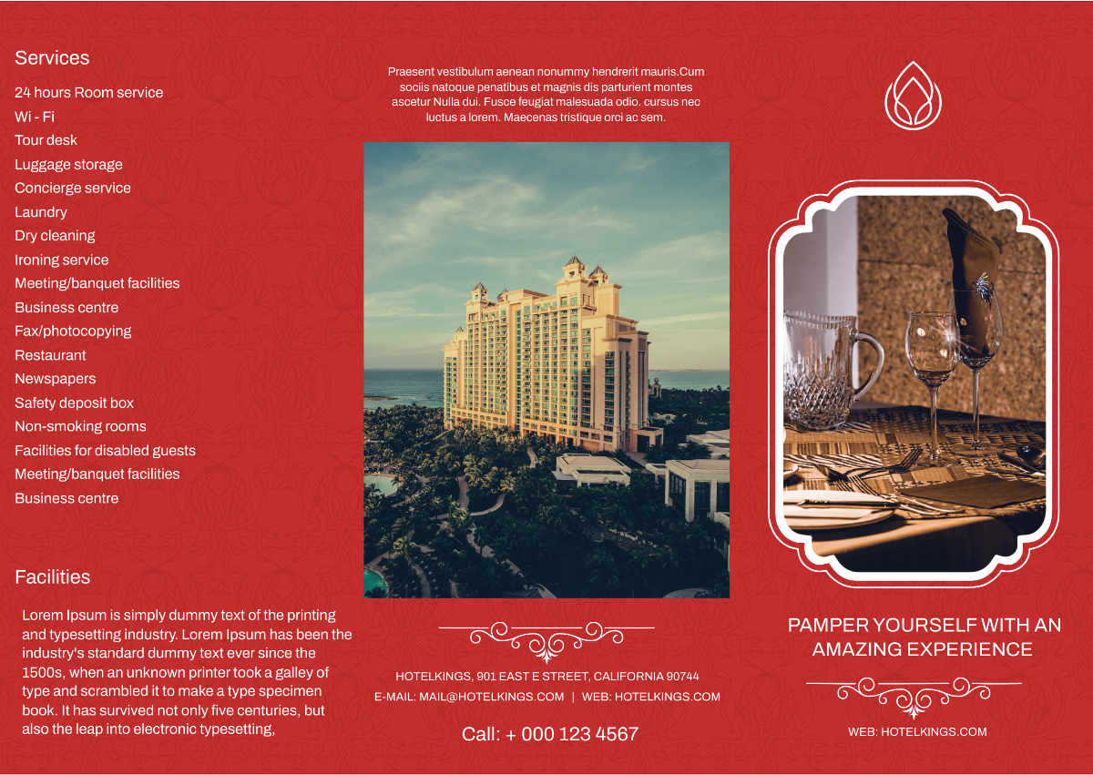 Hotel A3 Brochure