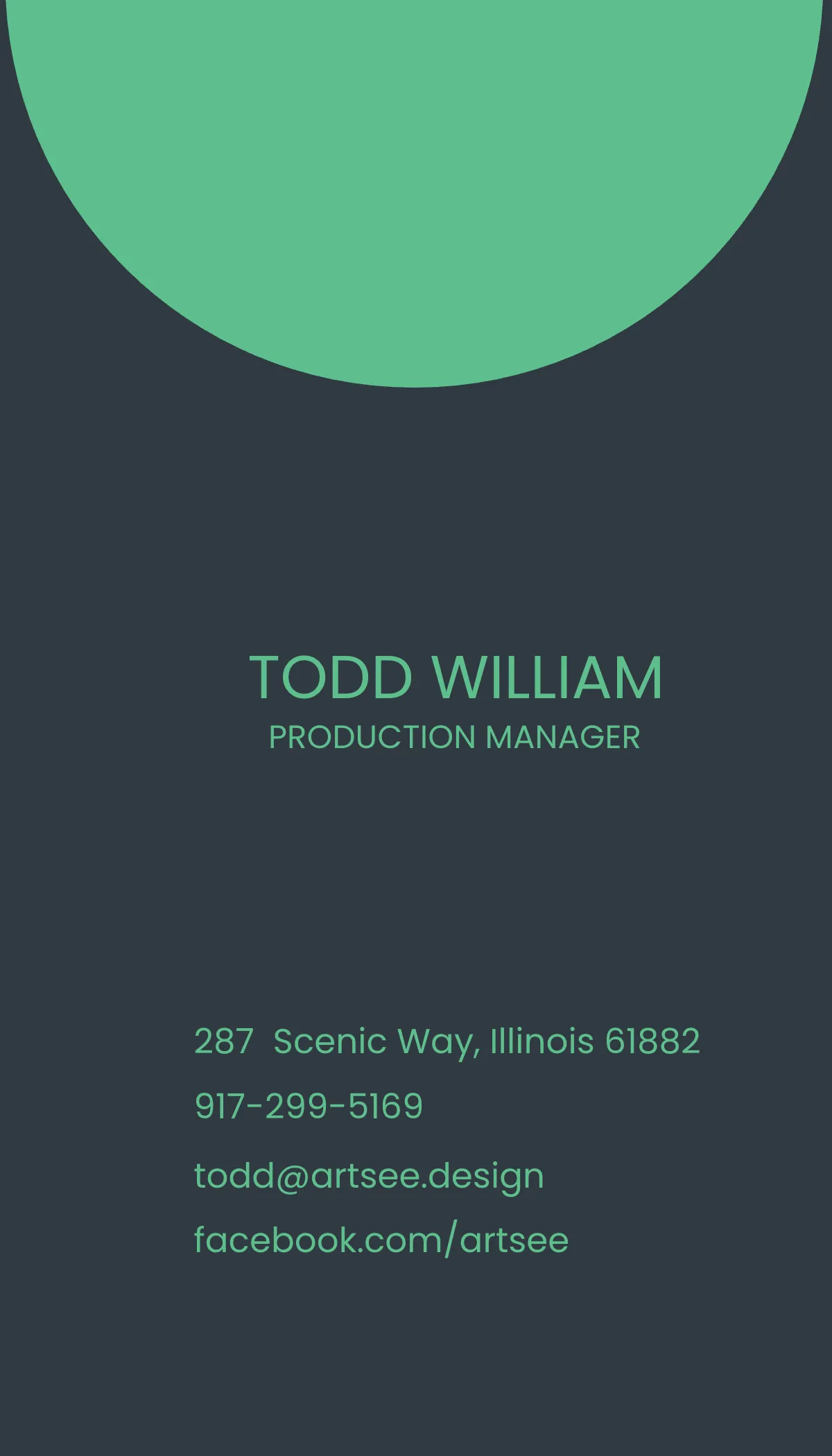 Free Diode Business Card Template to Edit Online