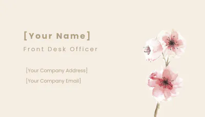 Free Elegant Vintage Business Card Template to Edit Online