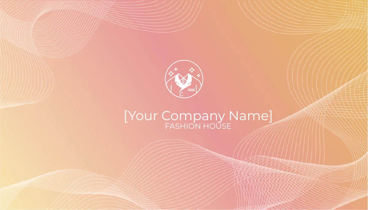Free Fashion Business Card Template to Edit Online