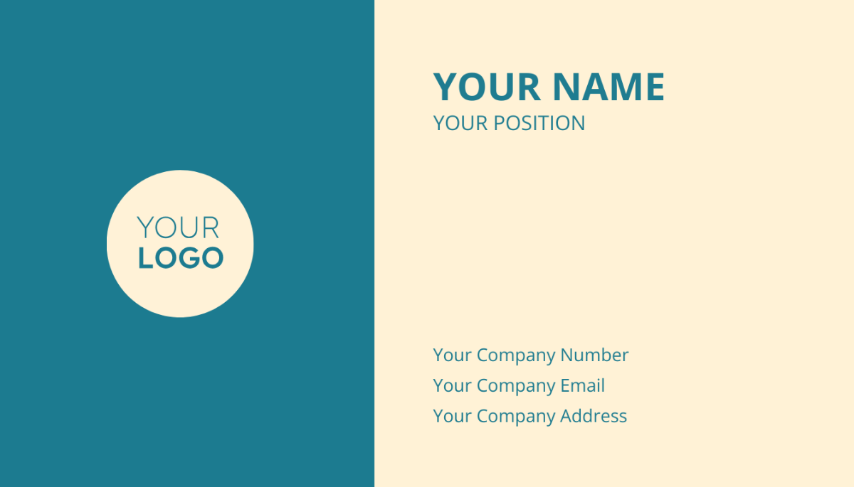 Health Business Card Template