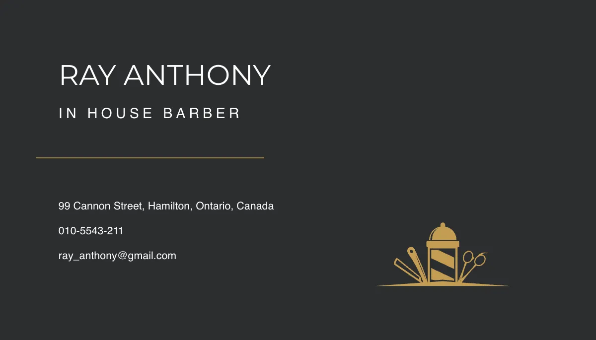 Free Indie Hair Stylist Business Card Template to Edit Online