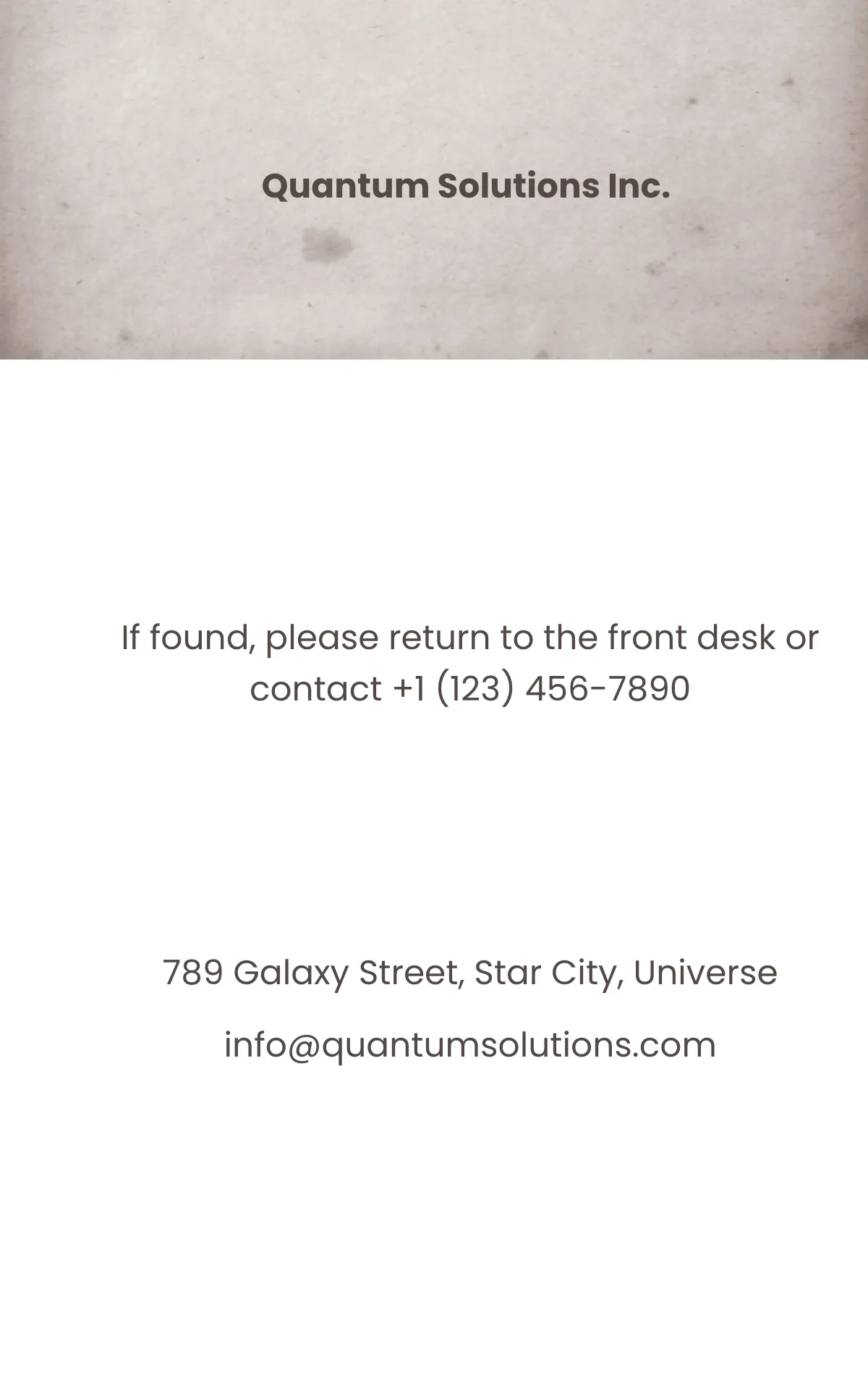Free Vintage Employee ID Card Template to Edit Online
