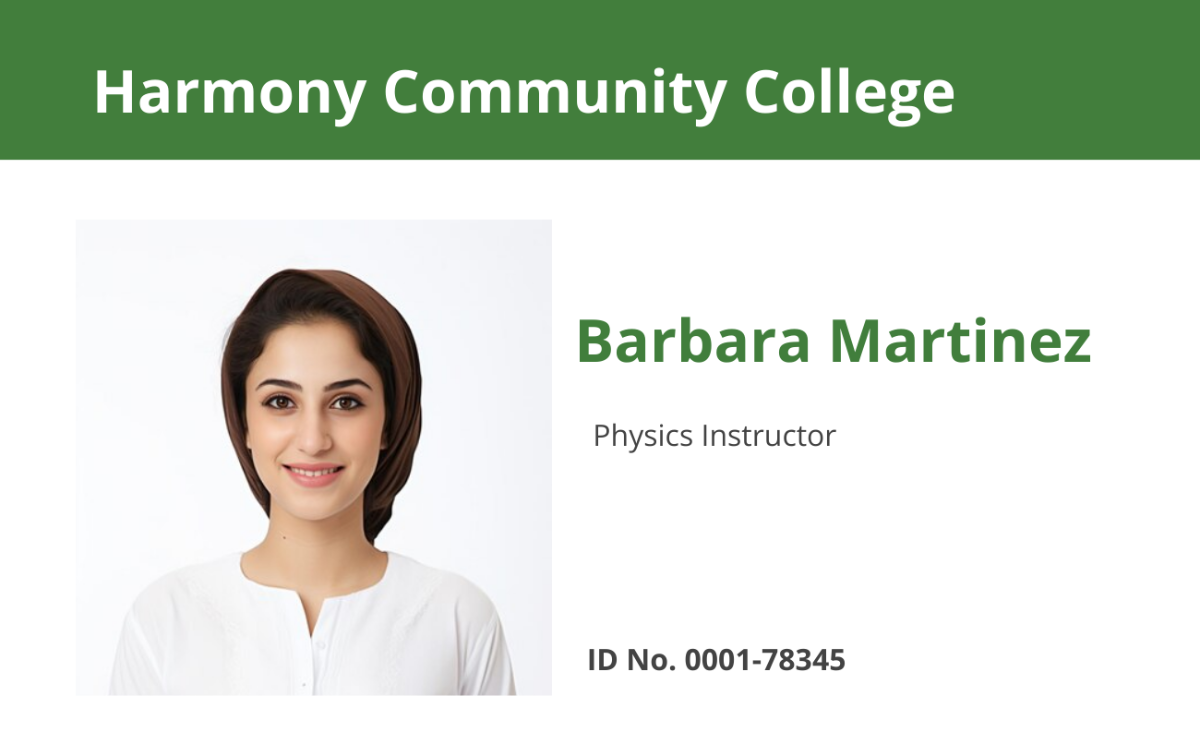 Community College ID Card