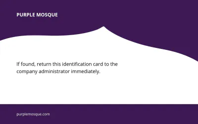 Free Mosque Membership ID Card Template to Edit Online