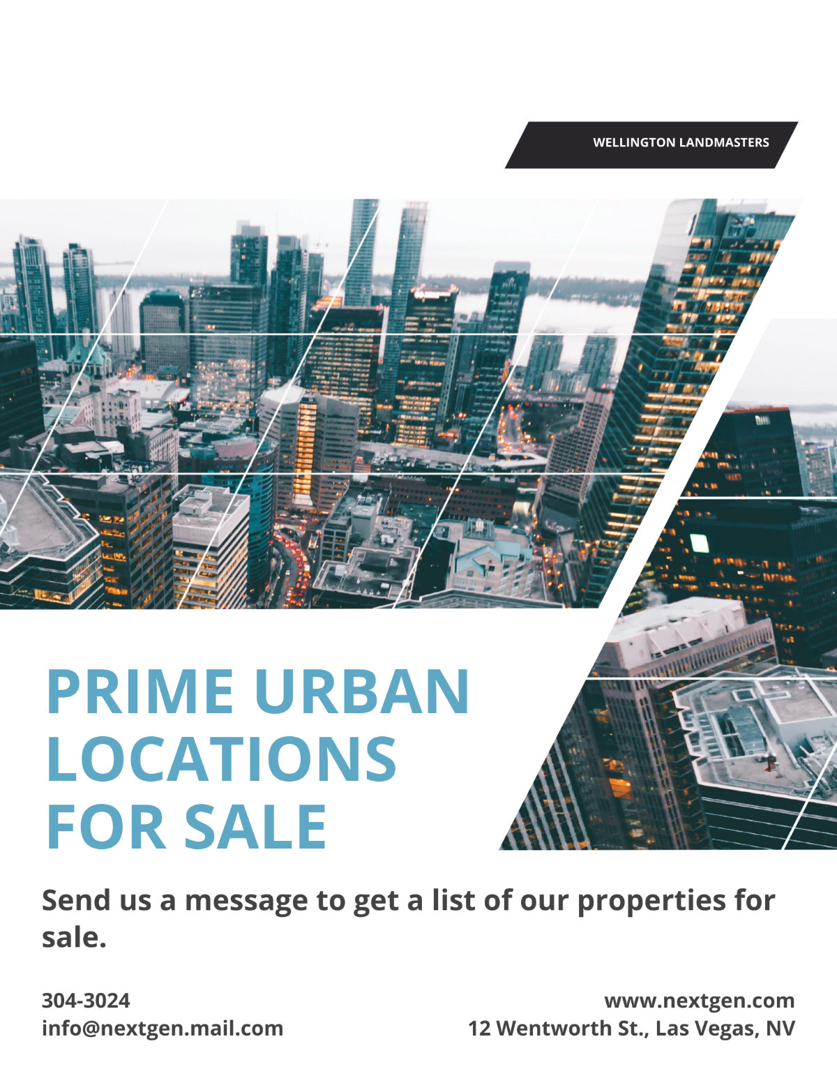 Urban Real Estate Flyer Template - Edit Online & Download