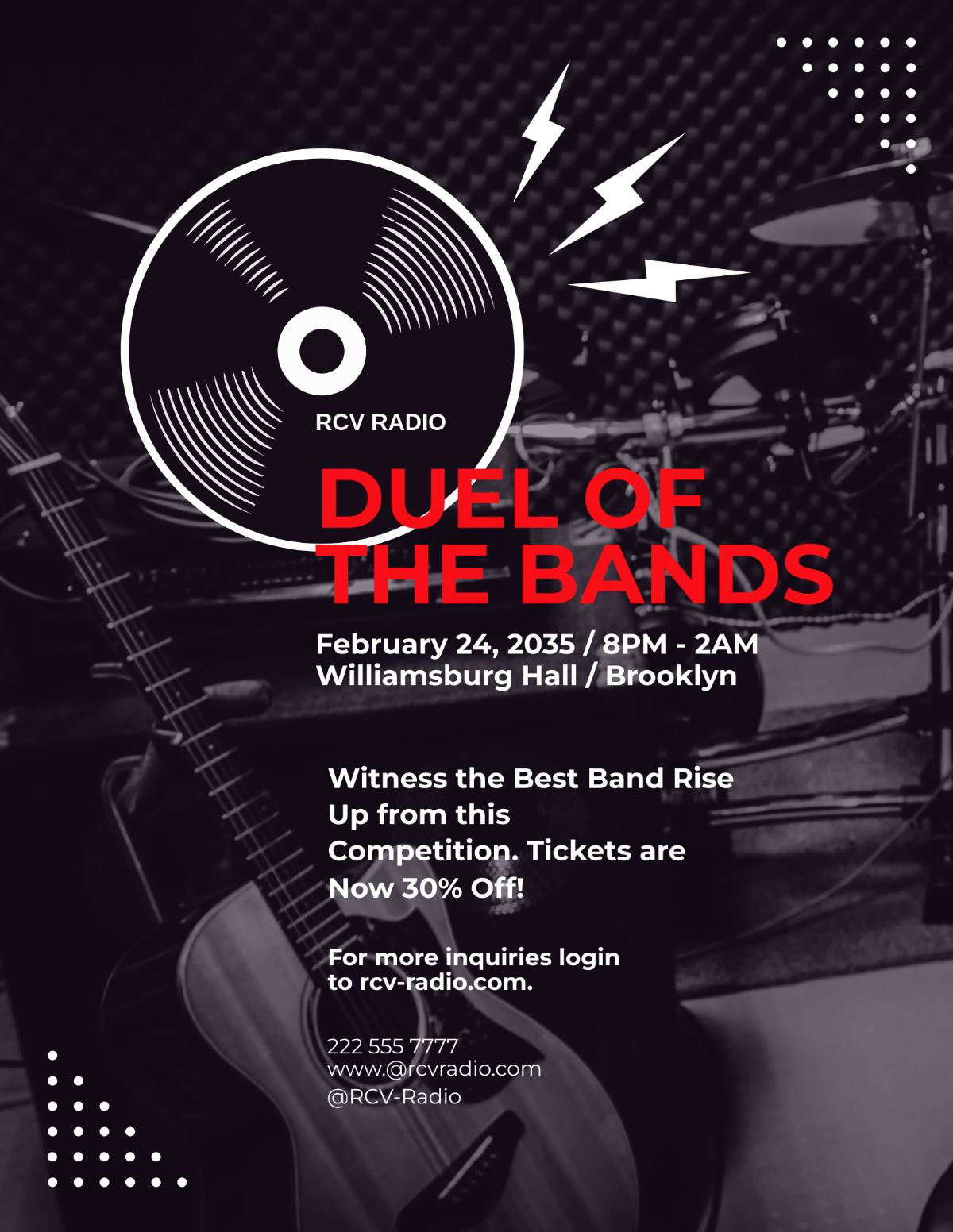 Battle Of The Bands Flyer