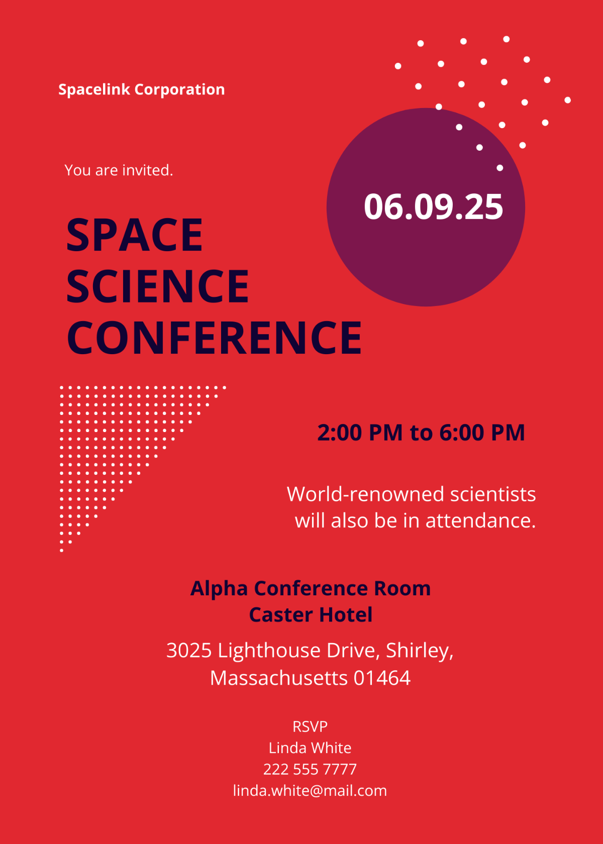 Scientific Conference Invitation