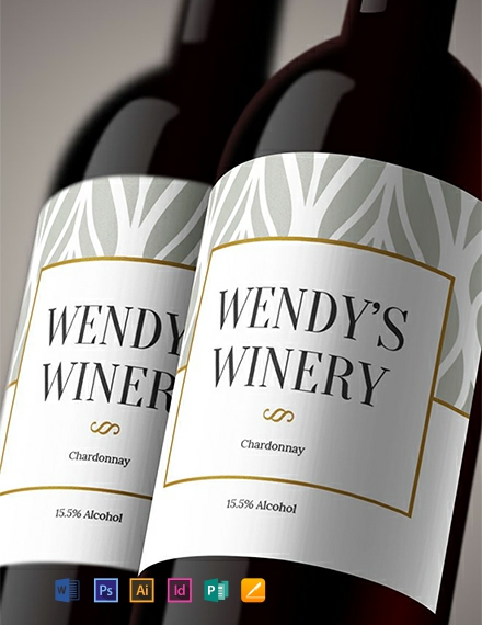 wine label templates for ms word