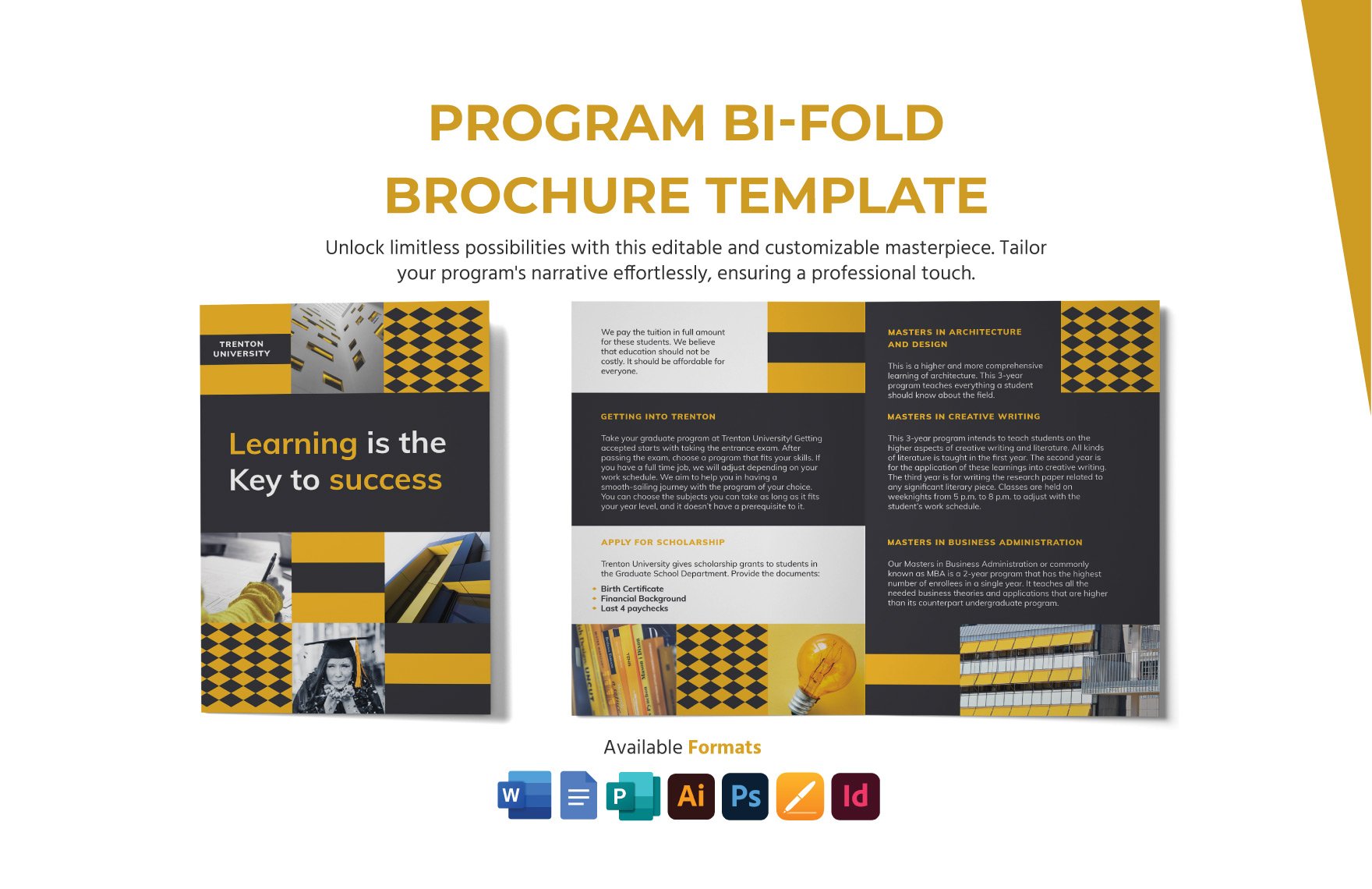 Program Bi-Fold Brochure Template
