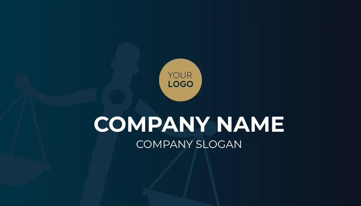 Free Legal Services Business Card Template to Edit Online