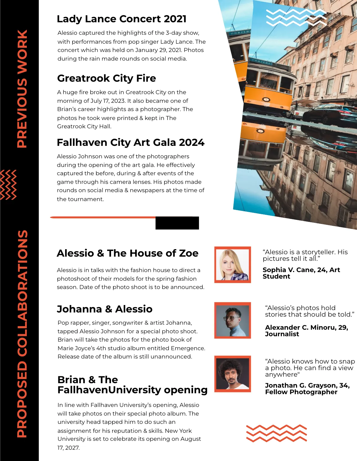 Free Photographer Media Kit Template to Edit Online