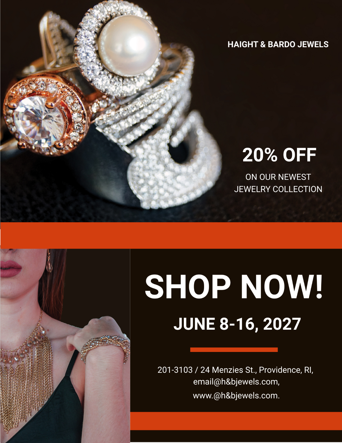 Free Jewelry Sale Flyer Template Edit Online & Download