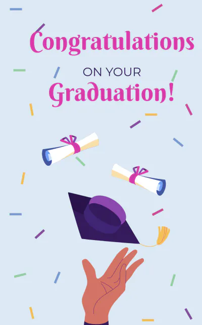 Free Graduation Card Template to Edit Online