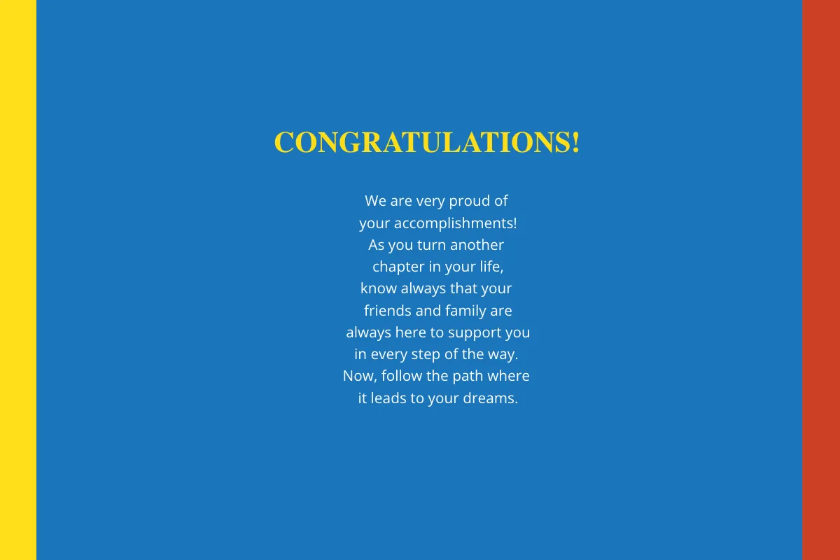 Free High School Graduation Card Template to Edit Online