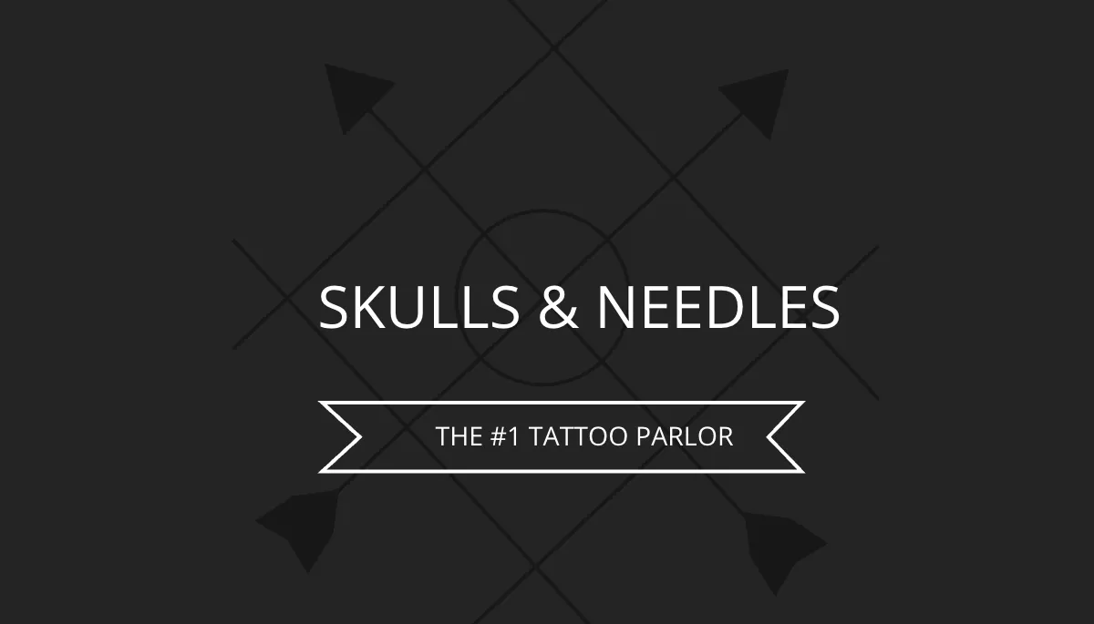 Free Chalkboard Tattoo Artist Business Card Template to Edit Online