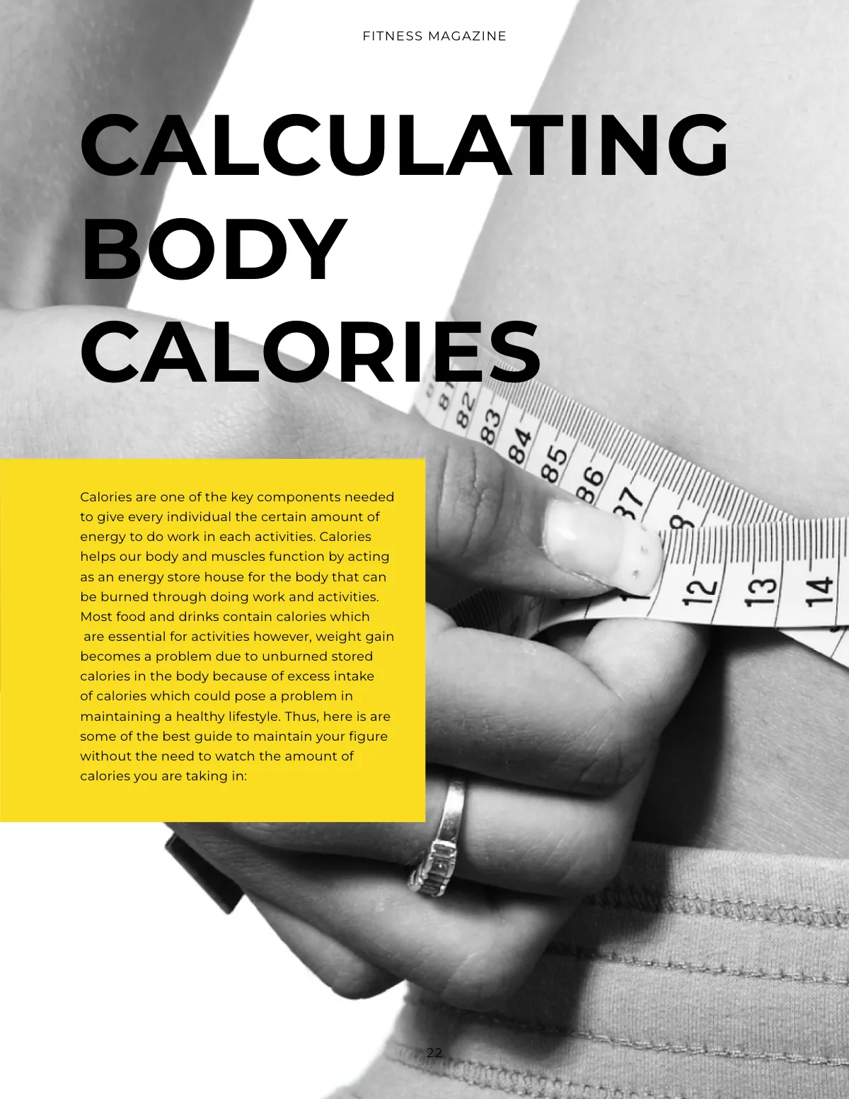 Free Fitness Magazine Template to Edit Online