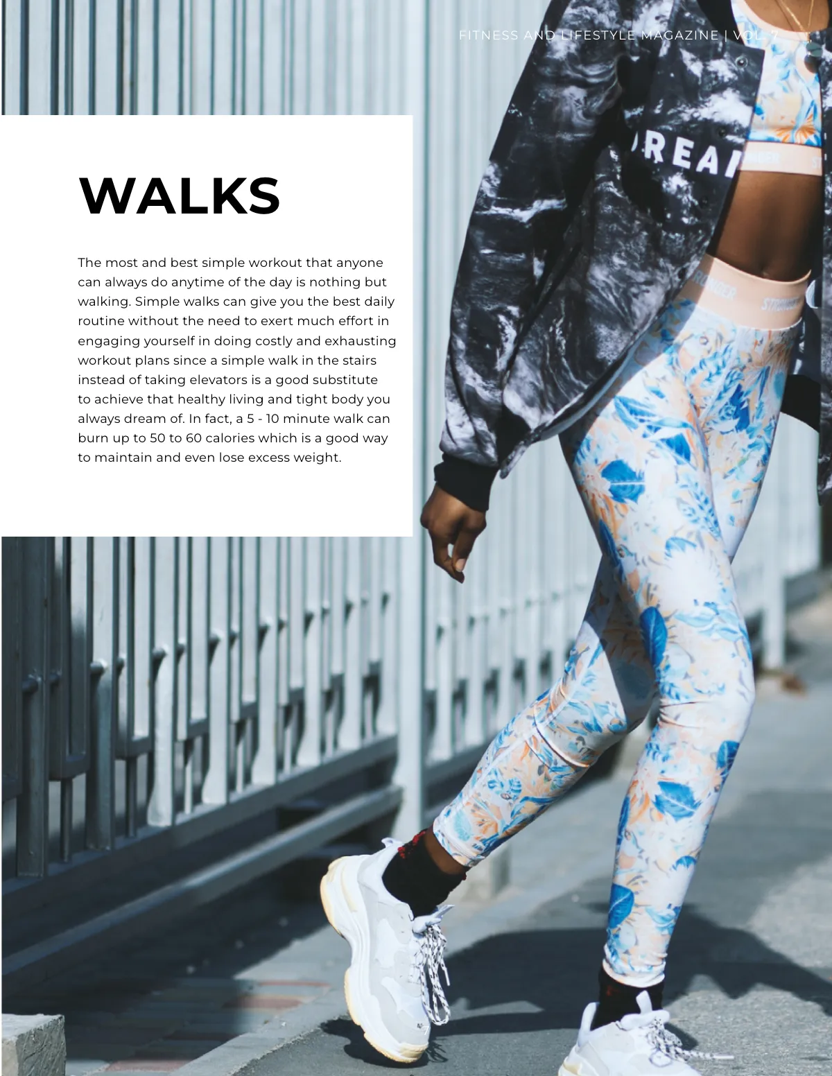 Free Fitness Magazine Template to Edit Online