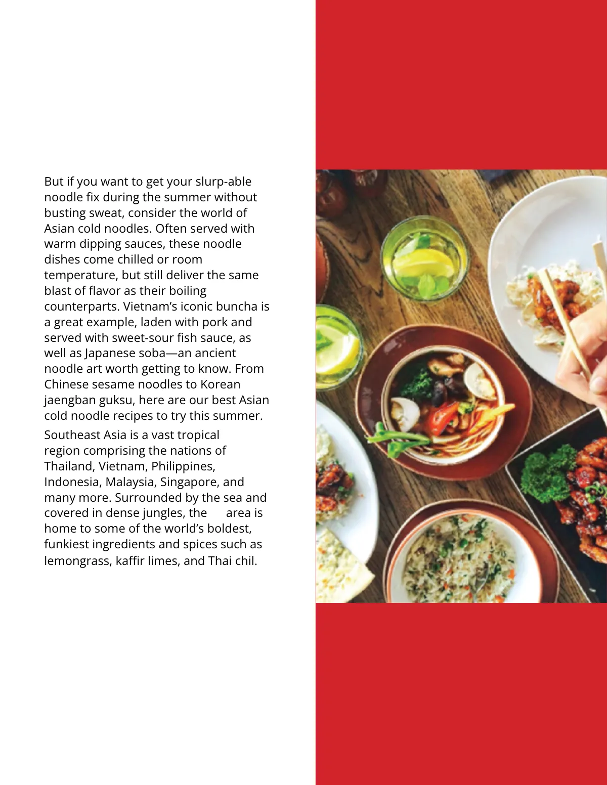 Free Food Magazine Template to Edit Online