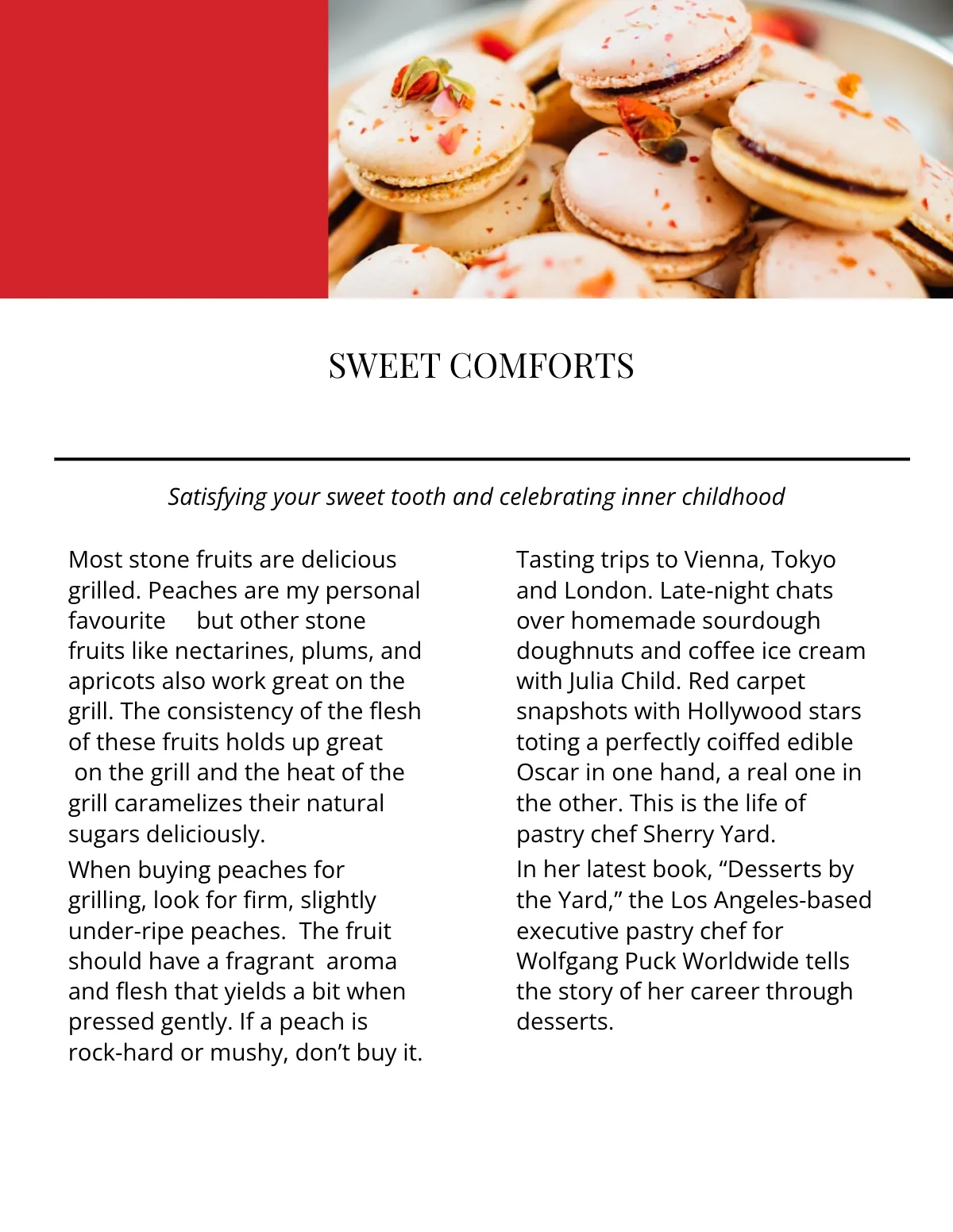 Free Food Magazine Template to Edit Online