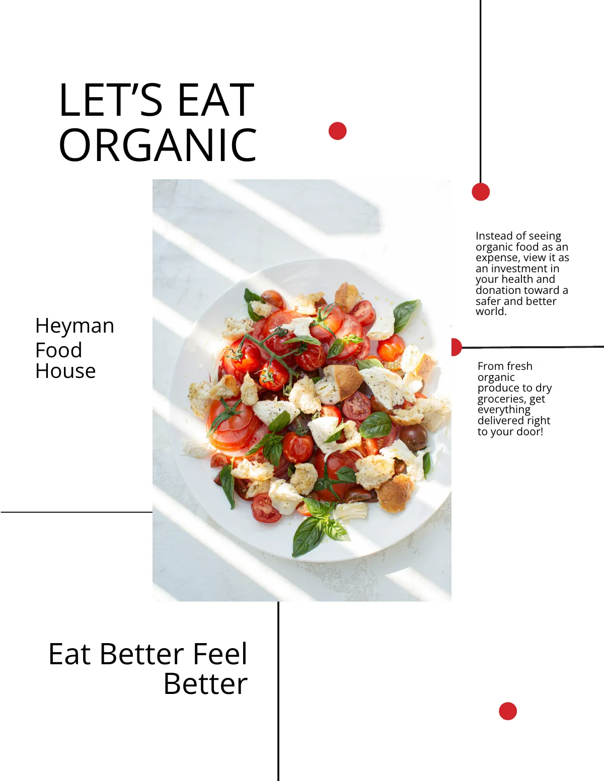 Free Food Magazine Template to Edit Online