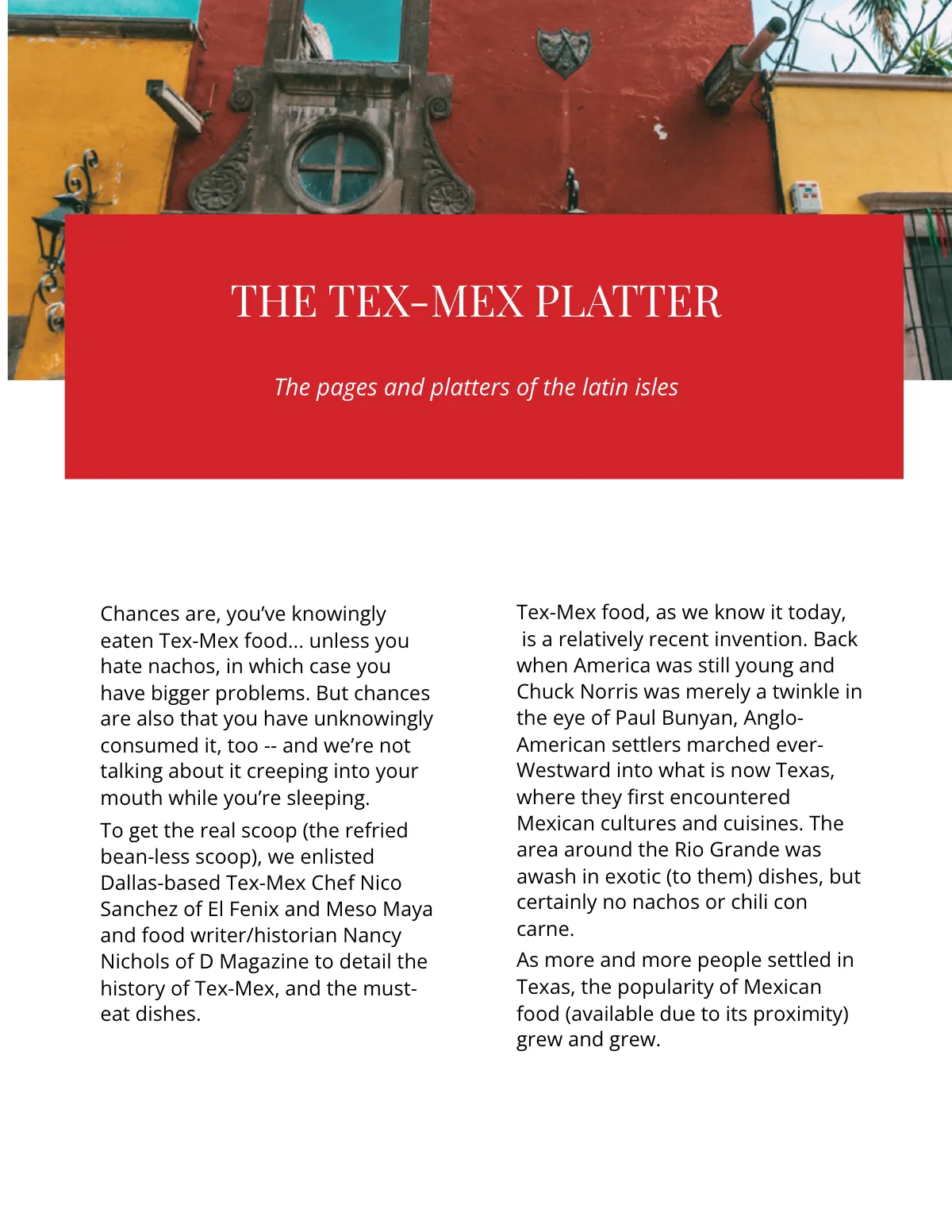 Free Food Magazine Template to Edit Online