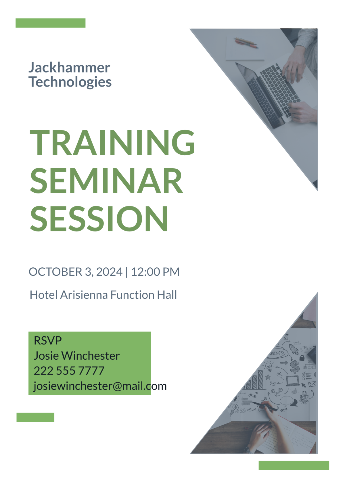 Training Seminar invitation
