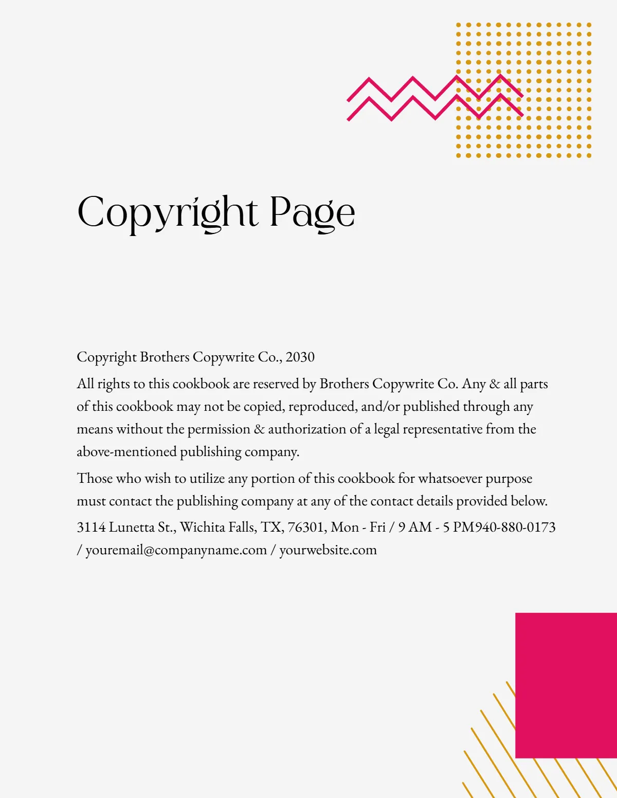 Free Creative Cookbook Template to Edit Online