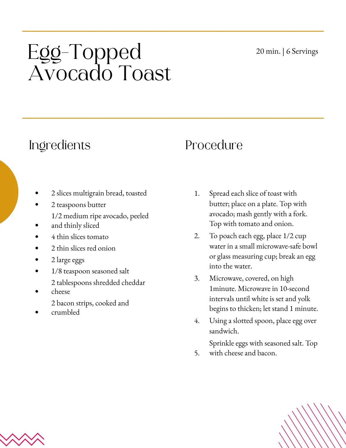 Free Creative Cookbook Template to Edit Online