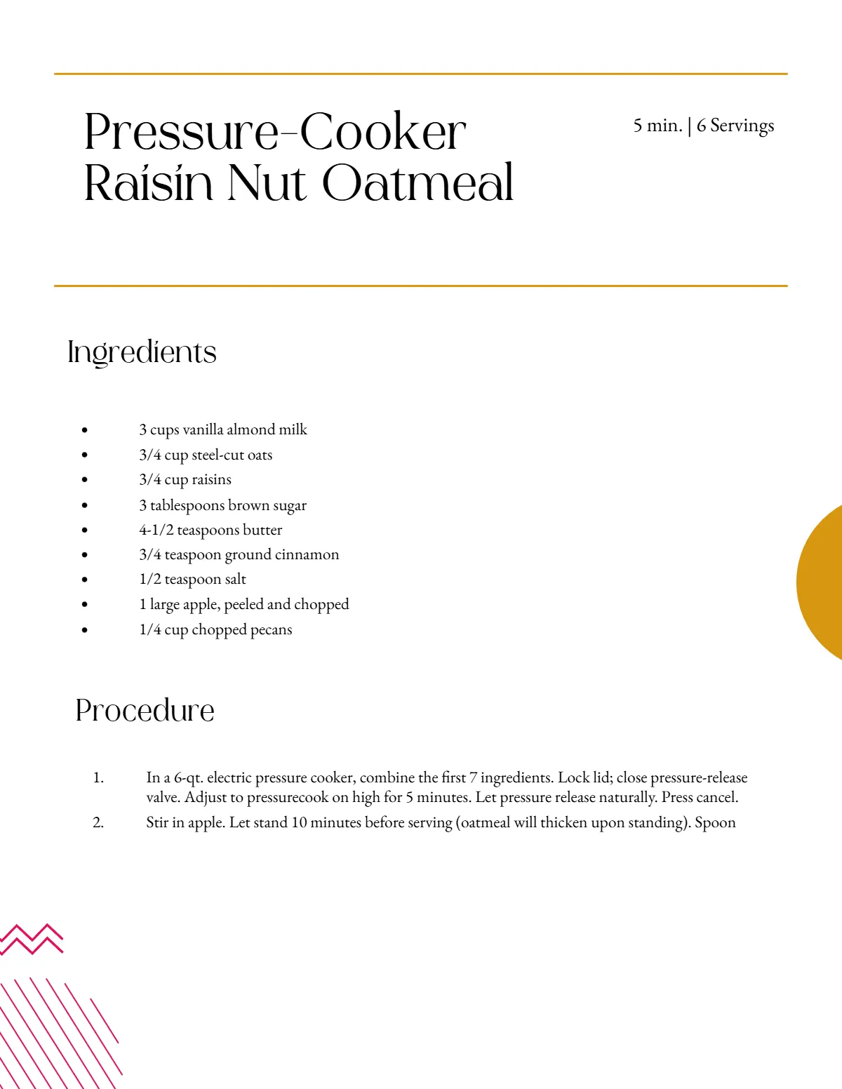 Free Creative Cookbook Template to Edit Online