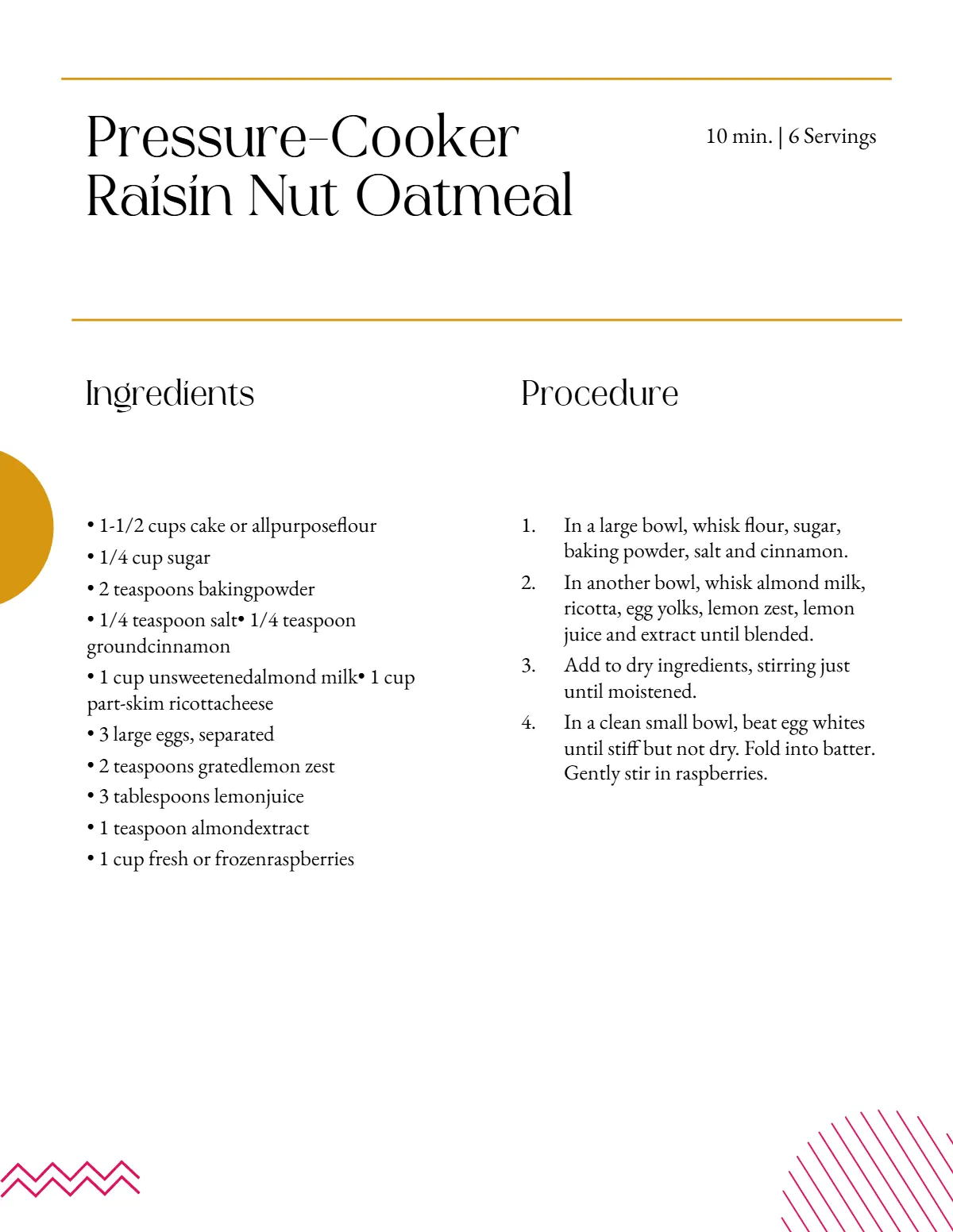 Free Creative Cookbook Template to Edit Online