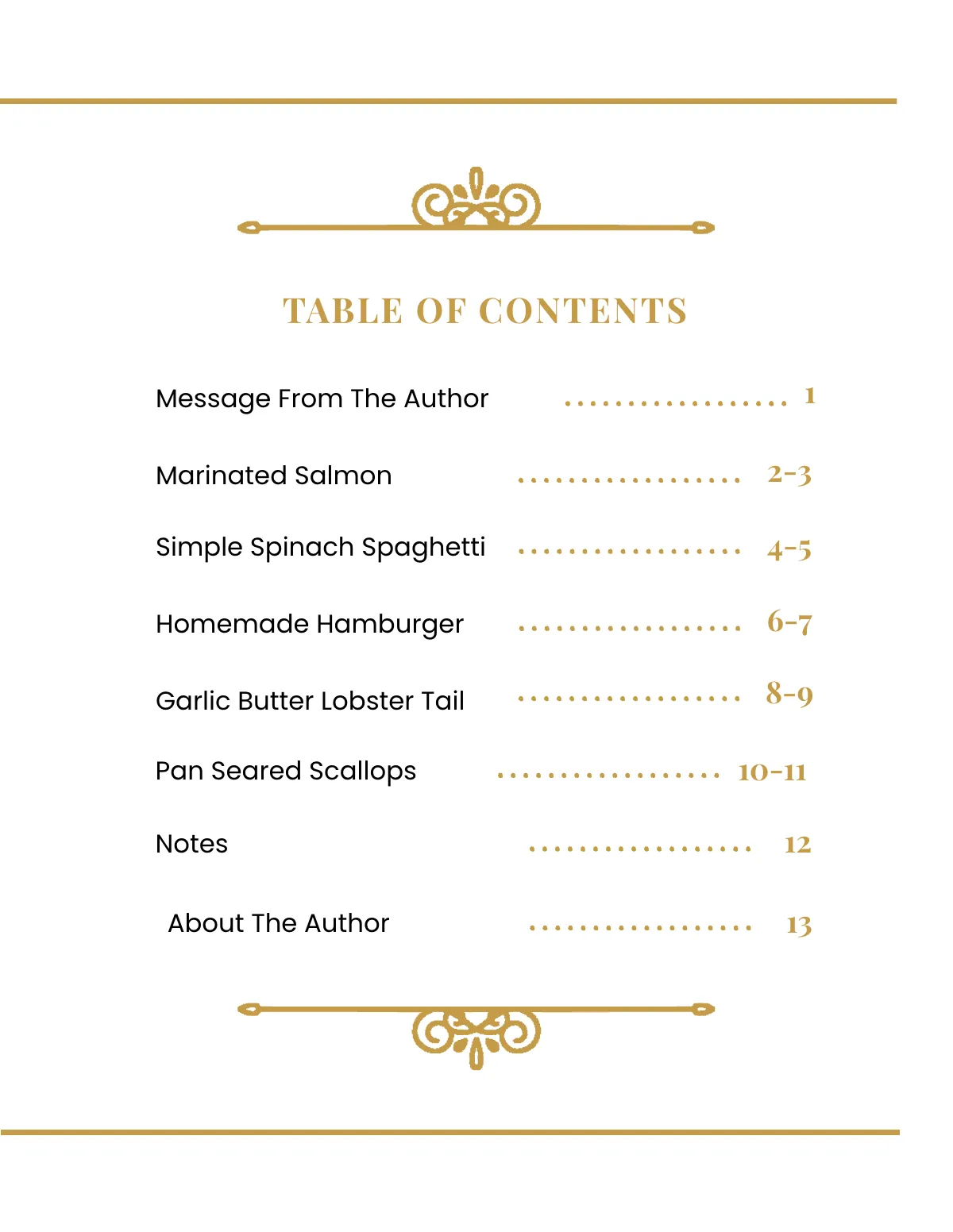 Free Decor Recipe Binder Cookbook Template to Edit Online