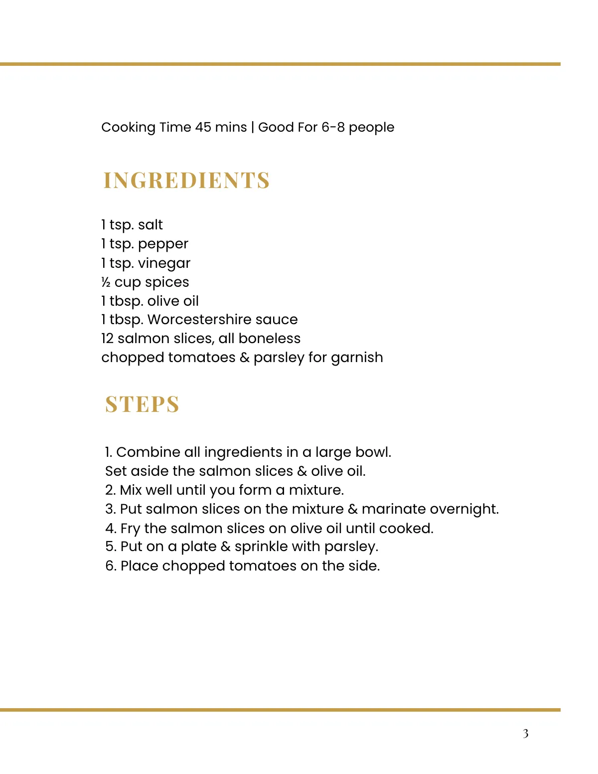 Free Decor Recipe Binder Cookbook Template to Edit Online