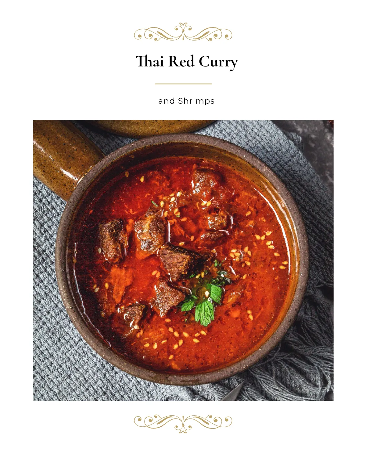 Free Elegant Cookbook Template to Edit Online