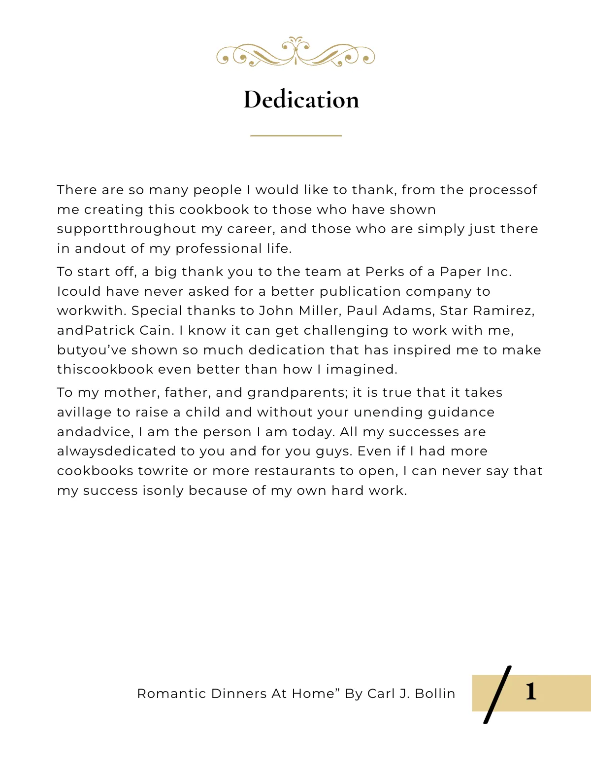 Free Elegant Cookbook Template to Edit Online