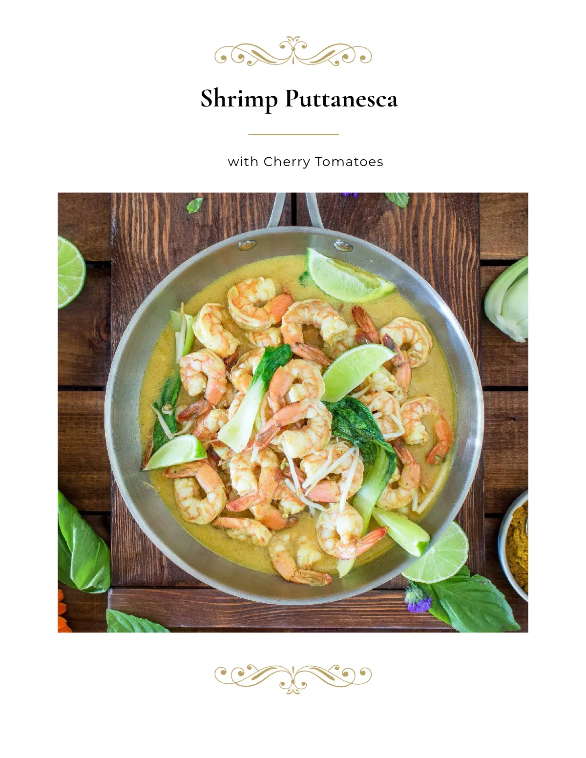 Free Elegant Cookbook Template to Edit Online