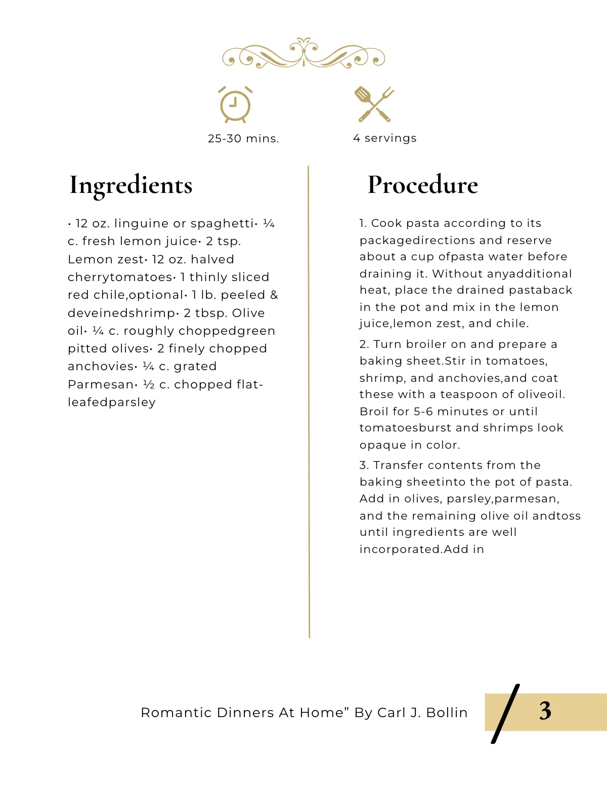 Free Elegant Cookbook Template to Edit Online