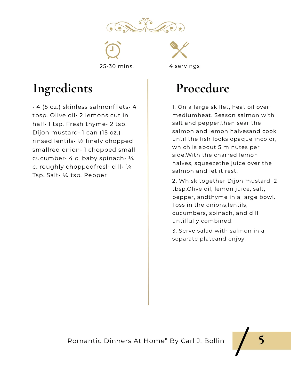 Free Elegant Cookbook Template to Edit Online
