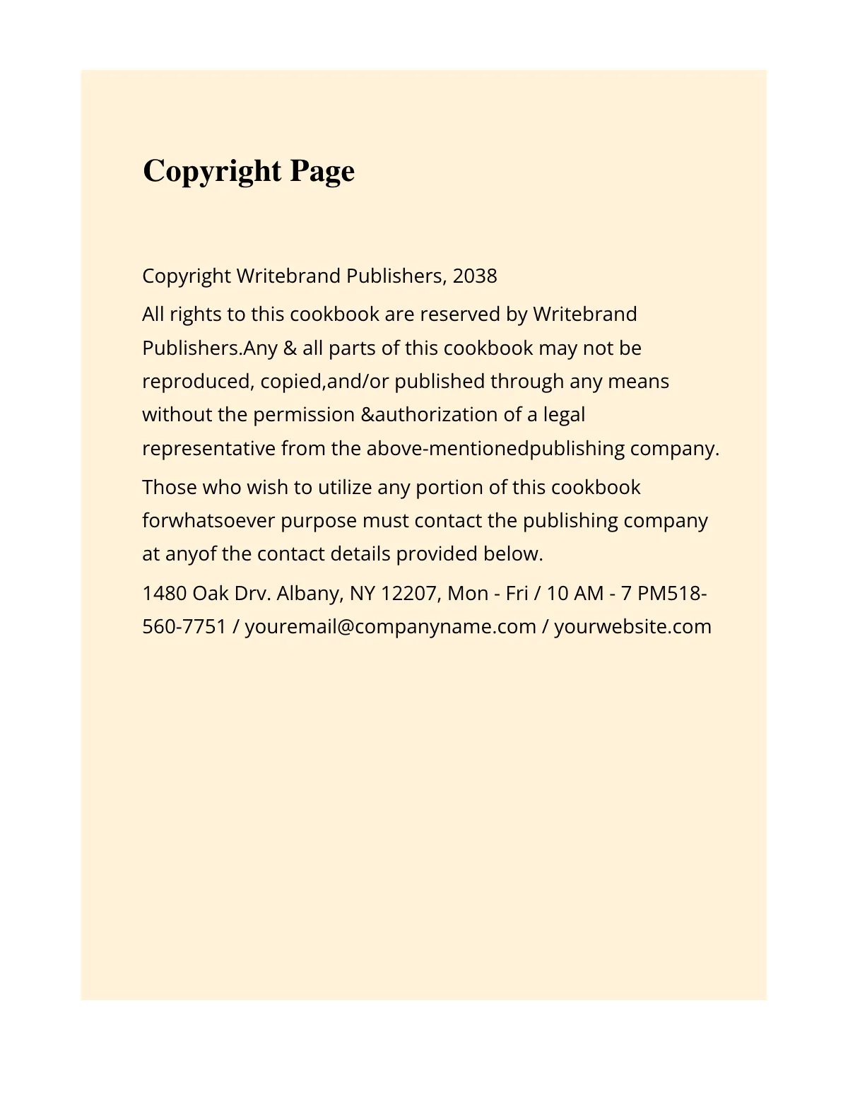 Free Holiday Cookbook Template to Edit Online