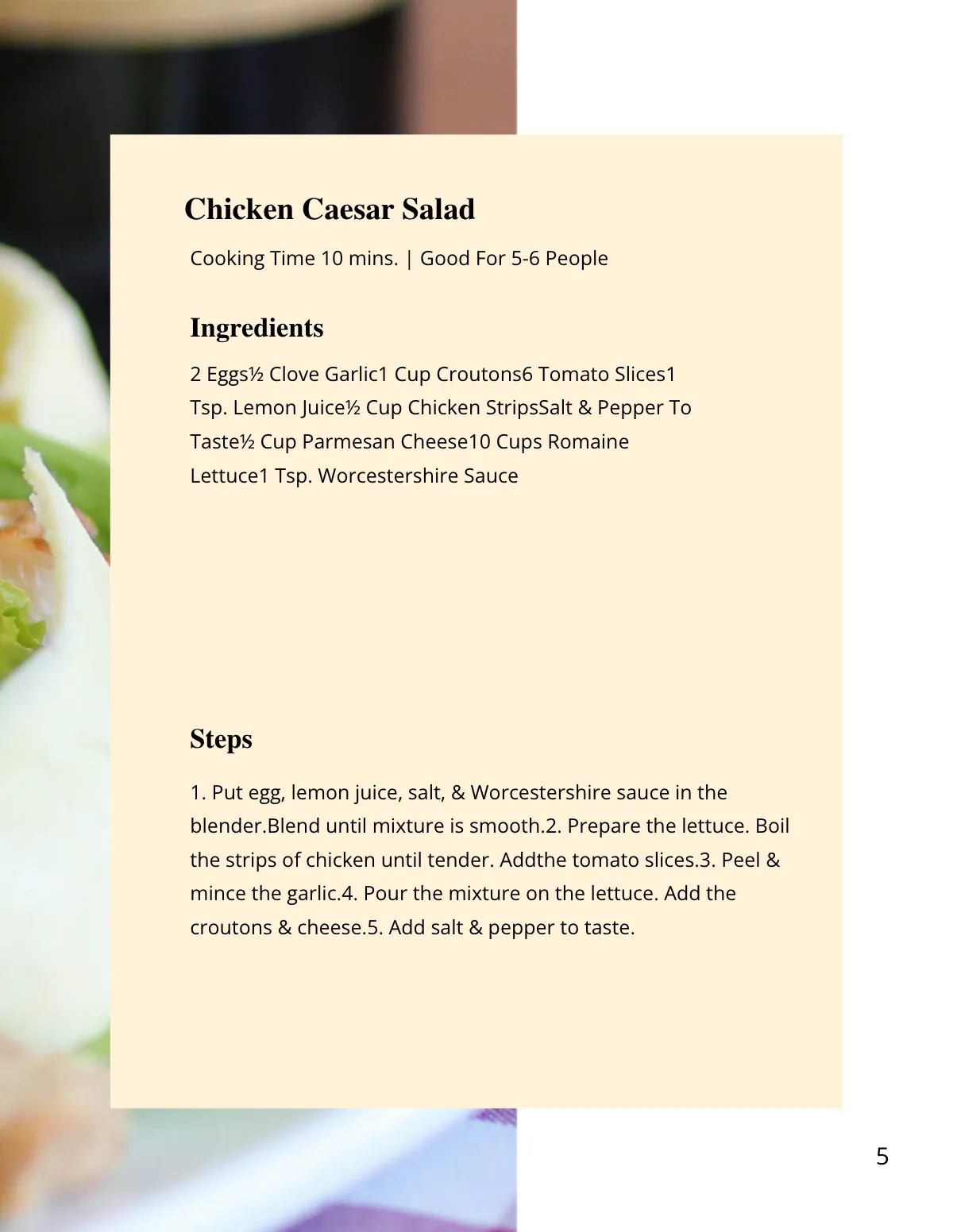 Free Holiday Cookbook Template to Edit Online