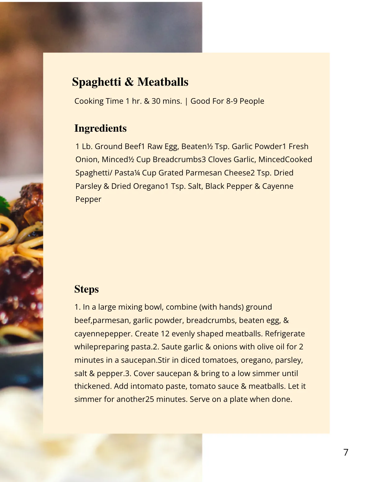 Free Holiday Cookbook Template to Edit Online