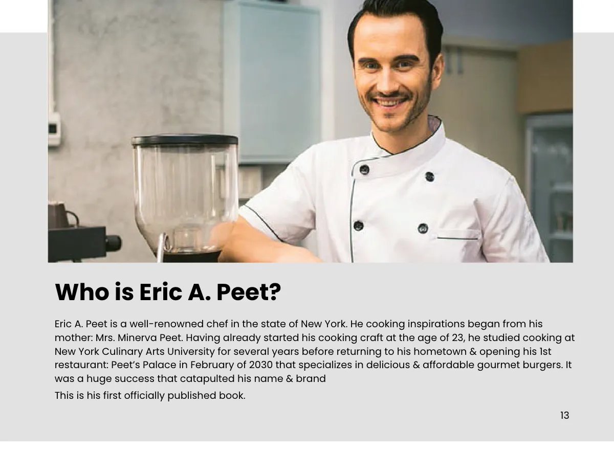 Free Landscape Recipe Cookbook Template to Edit Online