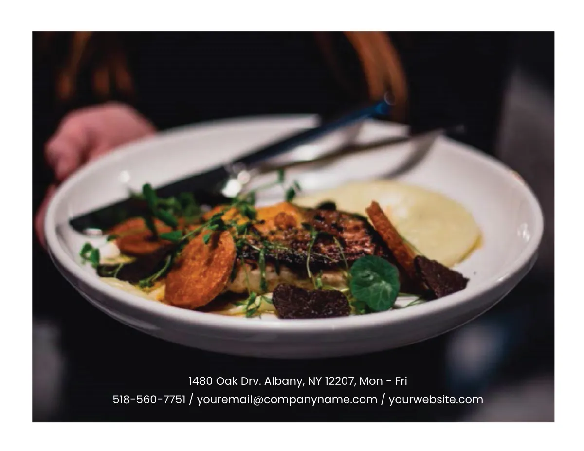 Free Landscape Recipe Cookbook Template to Edit Online