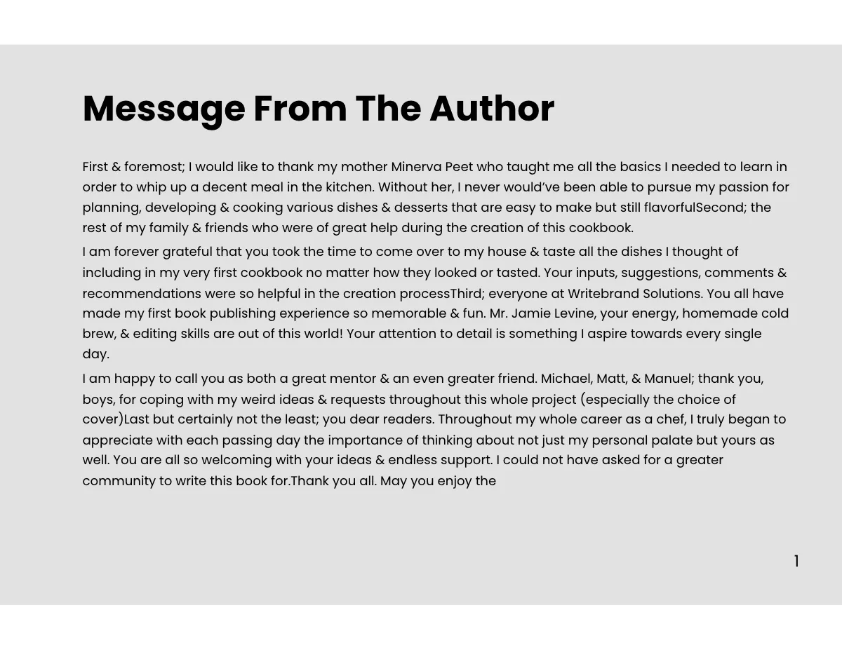 Free Landscape Recipe Cookbook Template to Edit Online